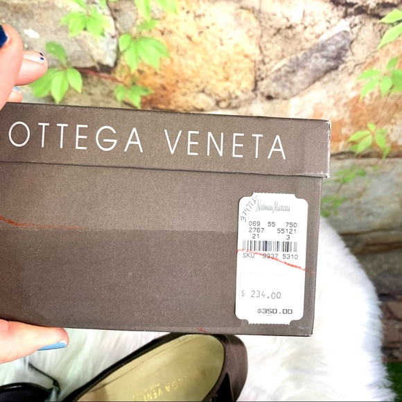 IOB BOTTEGA VENETA Handmade Brown Satin and Velvet Pumps, 8 - Picture 15 of 15